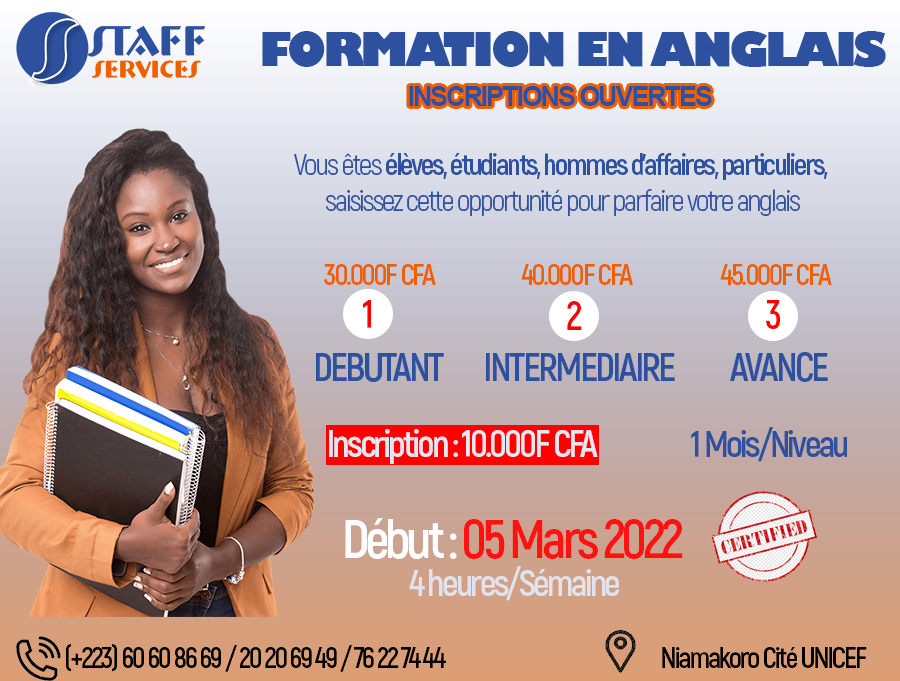 Formation ANGLAIS